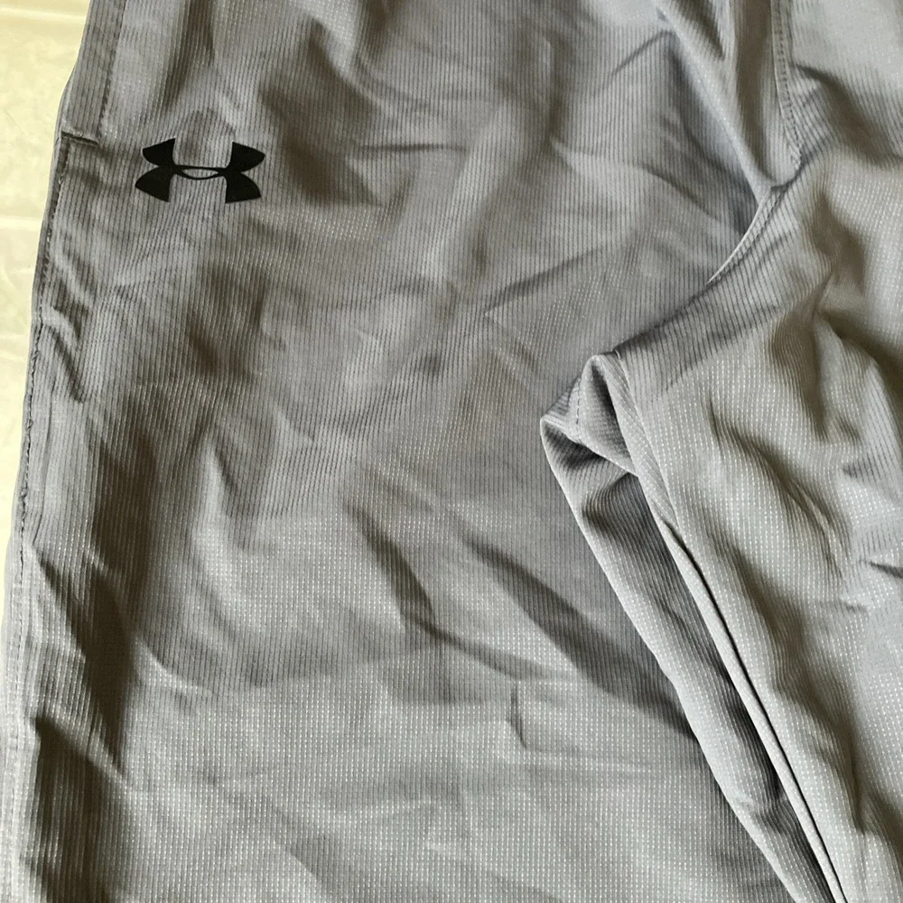 Under Armour Vital‎ Woven Pants Men's Medium Loose Track Mesh Lined Ankle Zip